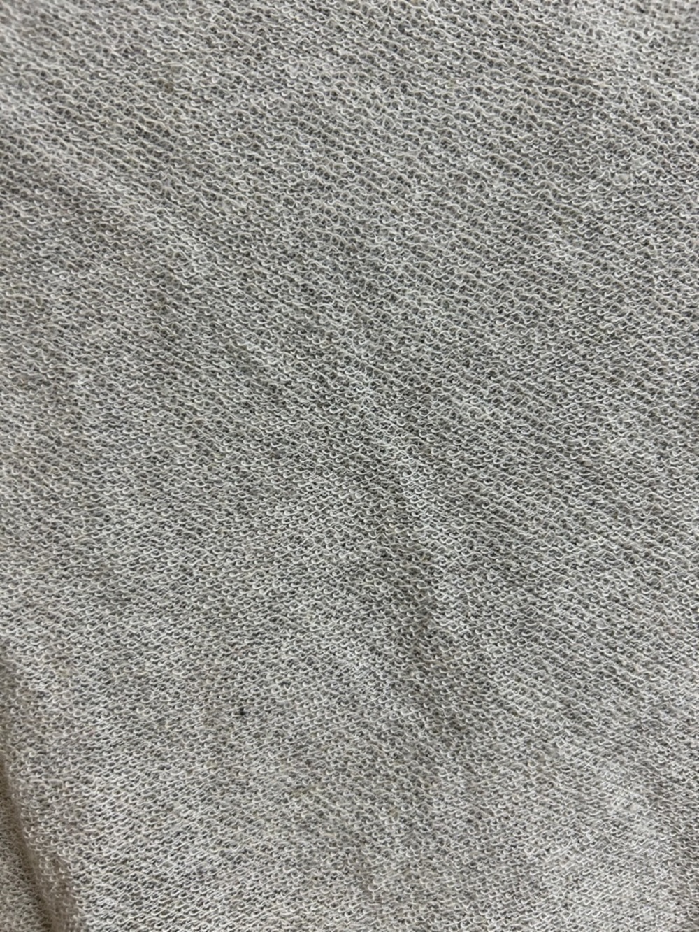 Lightweight Gray Striped V Neck Sweater Summer Beach Vibes Exposed Seams - Picture 14 of 14